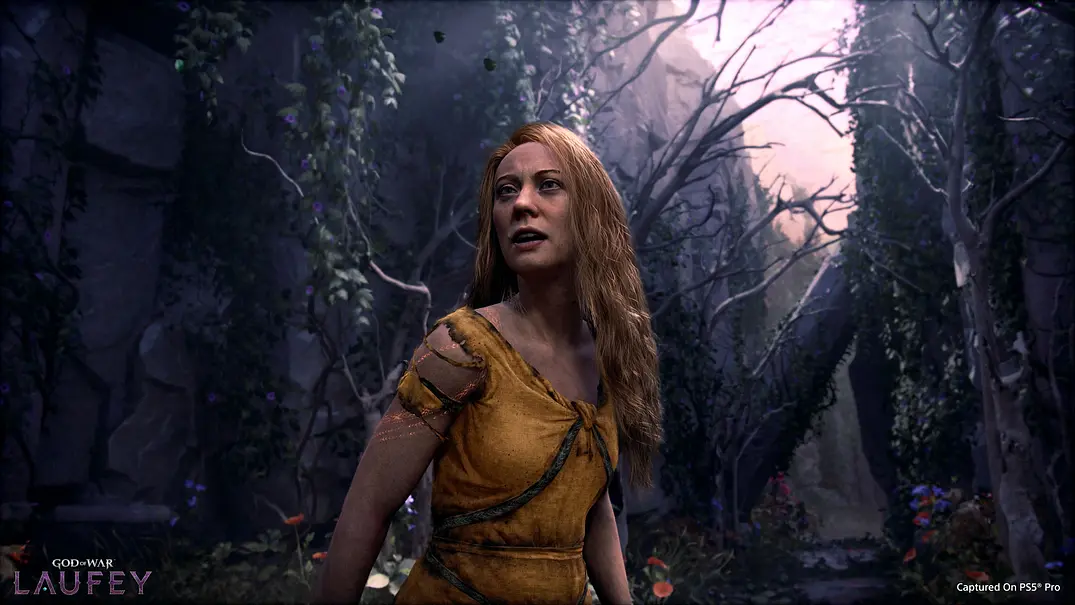 Faye ist in einem Paralleluniversum nach ihrem Tod in God of War Laufey - Foto: Sony Santa Monica