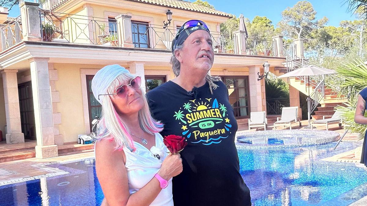 Monatelang bangten Familie und Fans um Thommy Schmelz Thommy Schmelz und seine Frau schauen in die Ferne