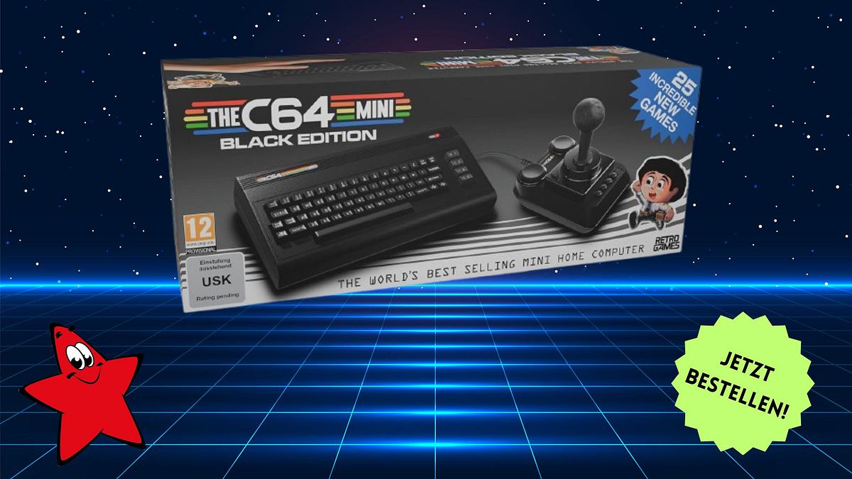 THEC64 mini – Black Edition vorbestellen THEC64 mini – Black Edition vorbestellen