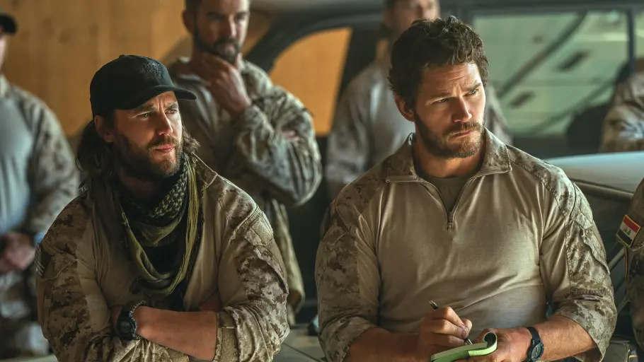 Chris Pratt und Taylor Kitsch in „The Terminal List: Dark Wolf“.