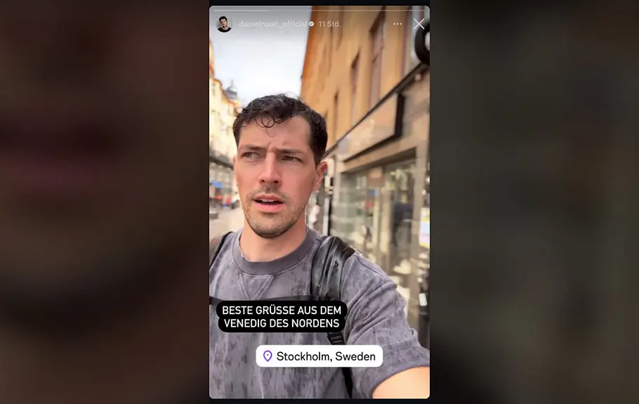GZSZ-Star Daniel Noah (Rolle Sascha Beck) dreht für die Inga-Lindström-Reihe (ZDF)
