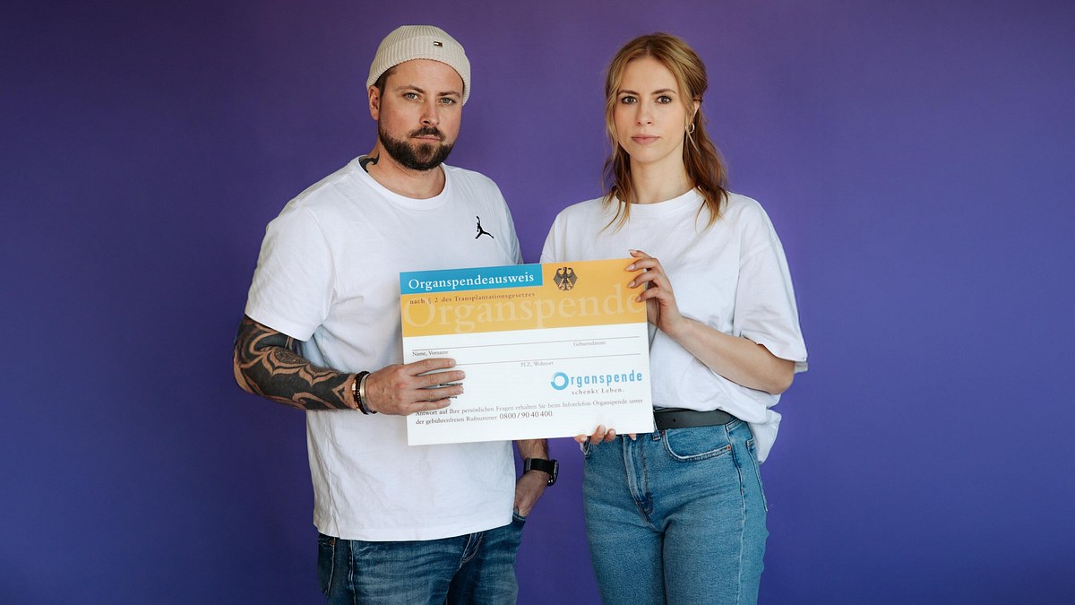 GZSZ: Lara Dandelion Seibert und Felix von Jascheroff werben für Organspende