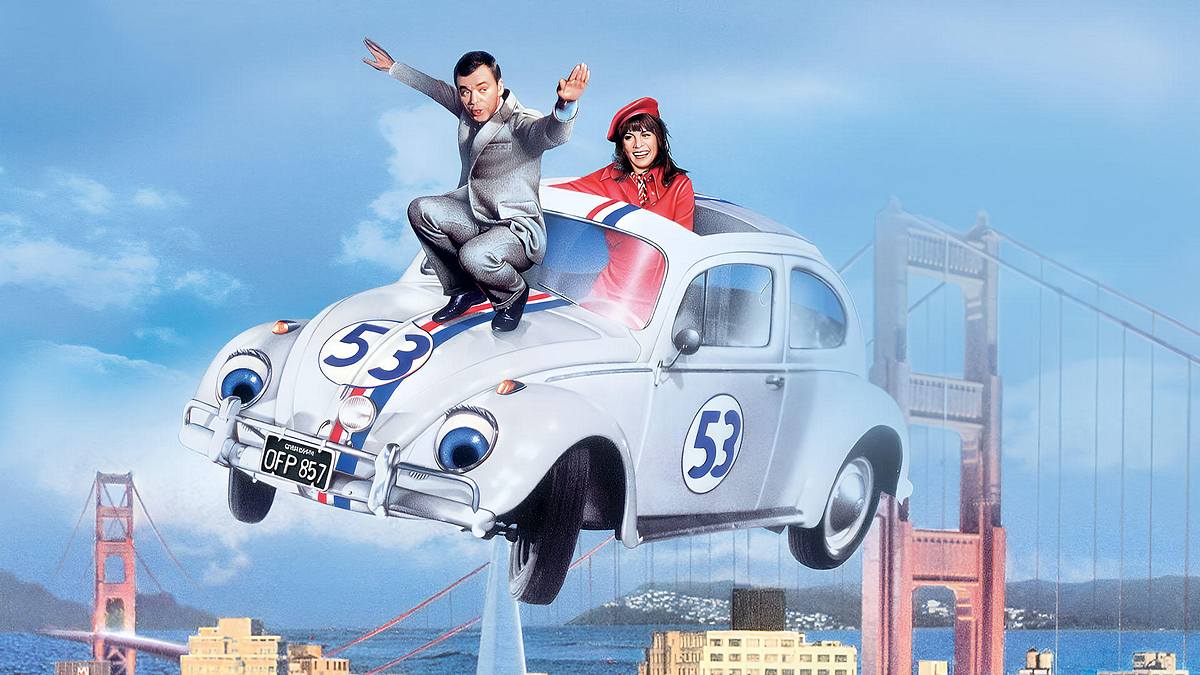 Herbie groß in Fahrt