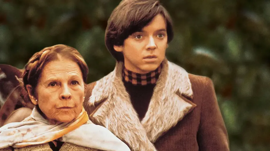 Ruth Gordon und Bud Cort in „Harold und Maude“.