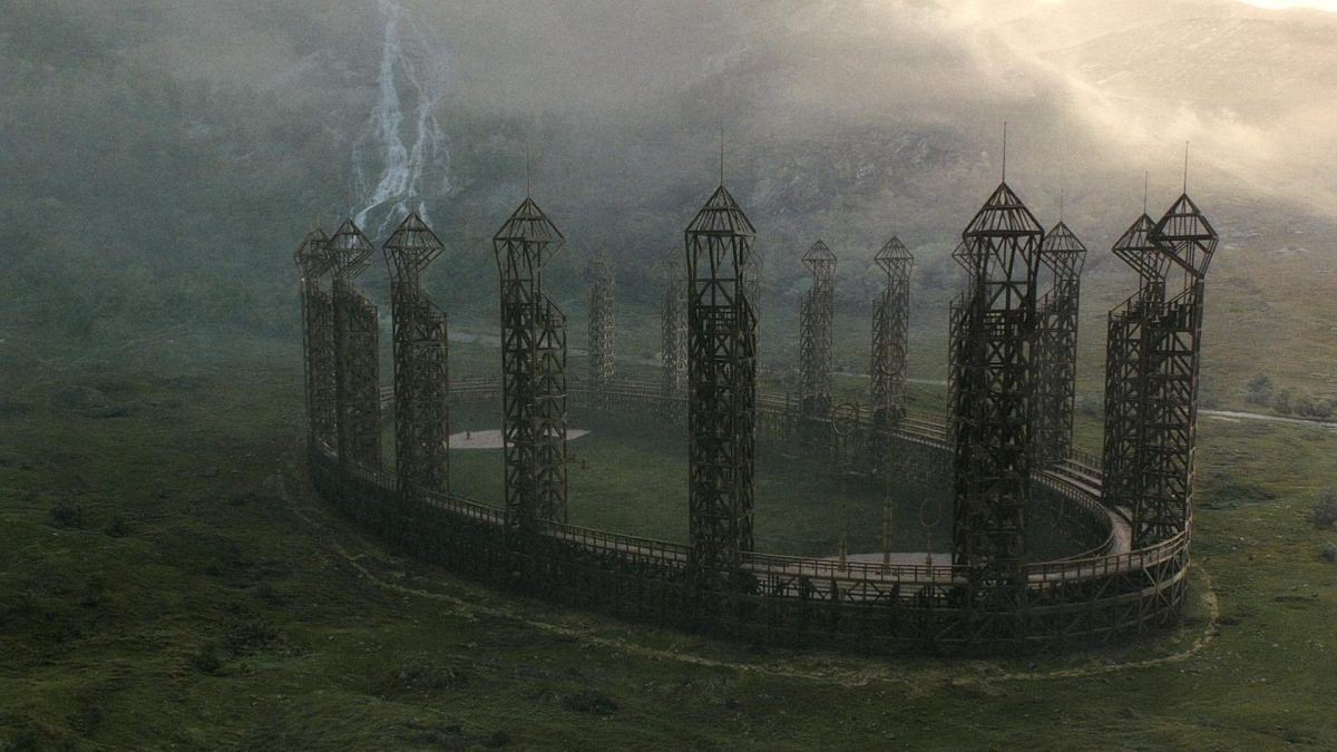 Daas Quidditch-Stadium von Hogwarts