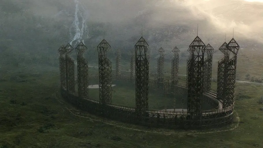 Daas Quidditch-Stadium von Hogwarts