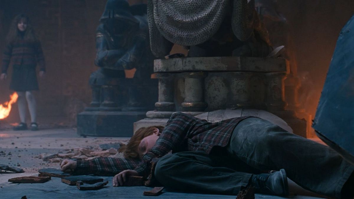 Harry Potter: Ron liegt bewusstlos am Boden