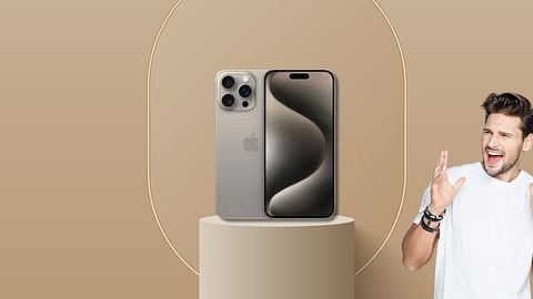 i Phone 15 Pro Max in Titan Natur - Foto: TVM/PR