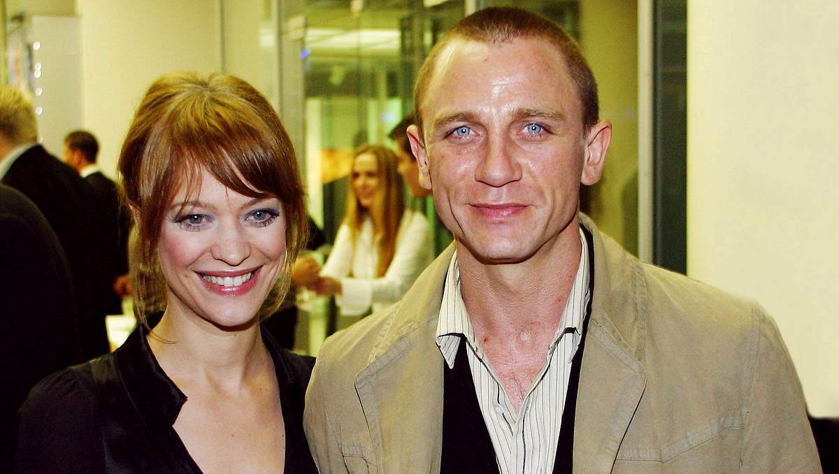 Heike Makatsch und Daniel Craig Heike Makatsch und Daniel Craig schauen glücklich in die Kamera!