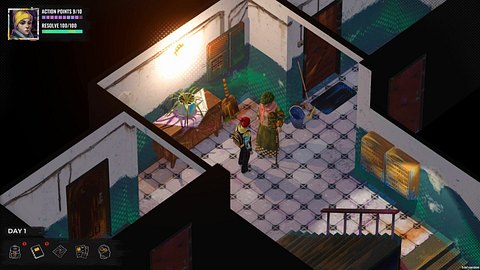 Maksyn redet mit einer älteren Dame - Foto: Twigames, Galaktkus