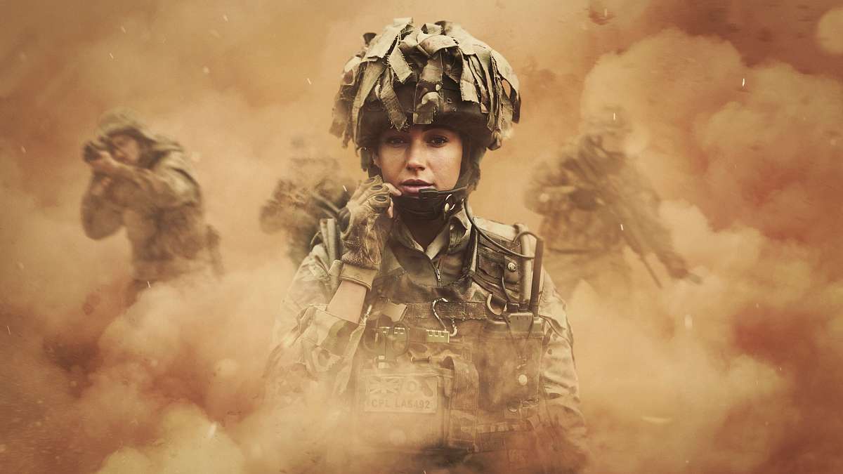 Eine Frau an der Front Eine Frau an der Front