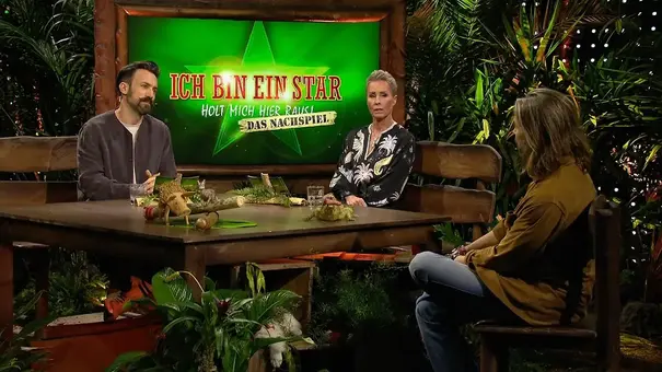 Jan Köppen, Sonja Zietlow und Gil Ofarim im Gespräch. - Foto: RTL Jan Köppen, Sonja Zietlow und Gil Ofarim im Gespräch. - Foto: RTL
