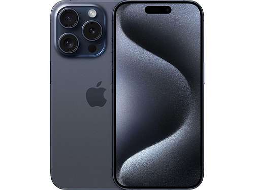 APPLE iPhone 15 Pro 5G 128 GB Titan Blau Dual SIM
