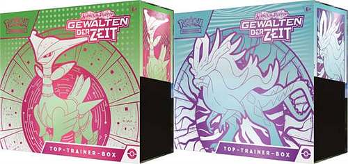 Pokémon Sammelkartenspiel: Top Trainer Box Gewalten der Zeit (zufällige Auswahl)  