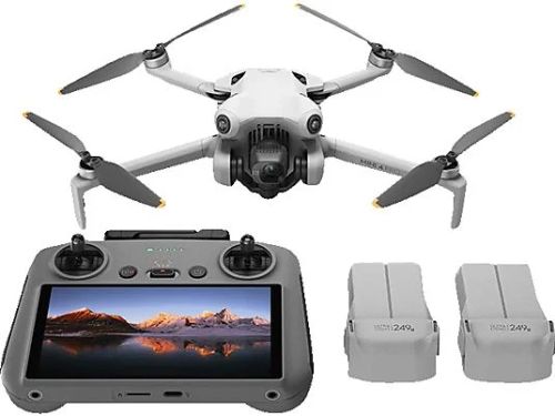DJI Mini 4 Pro Fly More Combo (DJI RC 2) Mini-Kameradrohne, Grau tvm-trk-2373-21
