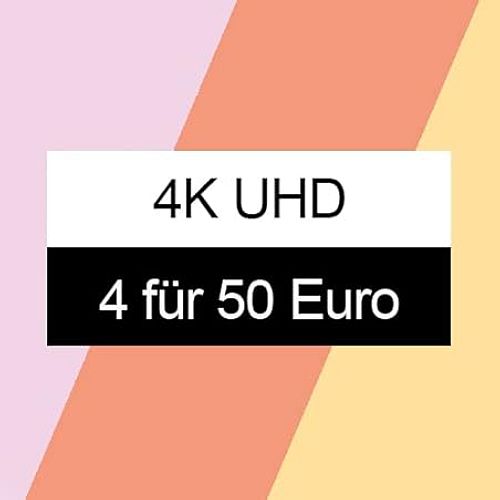 4 UHDs für 50 Euro