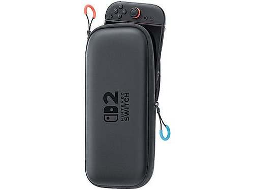 NINTENDO Switch 2 Tasche + Schutzfolie, Schwarz