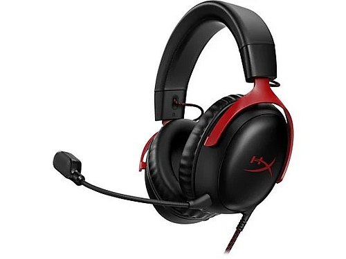 HYPERX Cloud III, Over-ear Gaming Headset Schwarz/Rot