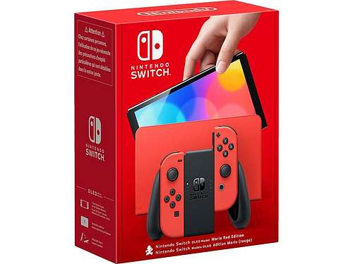 NINTENDO Switch OLED Modell Mario-Edition (rot)
