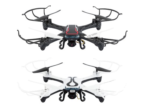 Quadrocopter, mit integrierter Kamera