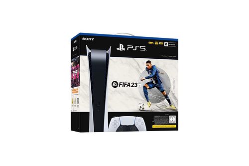 PlayStation 5 -Digital Edition, inkl.Fifa 23 (Download Code)+ Ladestation +PULSE 3D Headset Camouflage