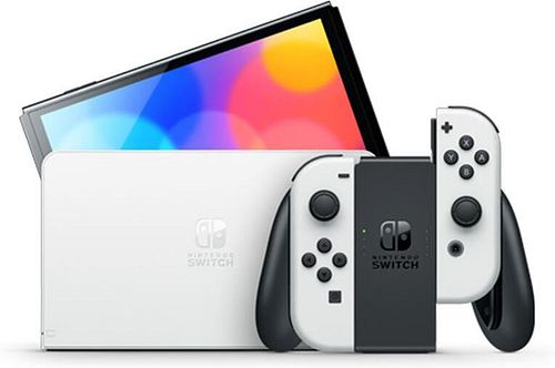 Nintendo Switch OLED 64GB [inkl. Controller weiß/weiß] weiß