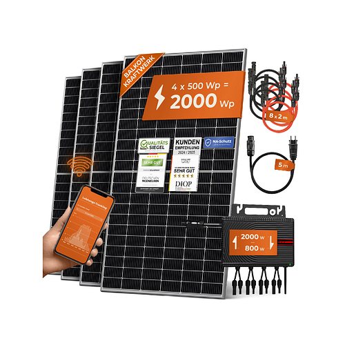 Solarway Balkonkraftwerk 2000W 