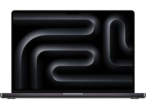 APPLE MacBook Pro (2023), Notebook mit 16 Zoll Display, Apple M3 Pro Chip, 18 GB RAM, 18-Core GPU, 512 GB SSD, Space Schwarz