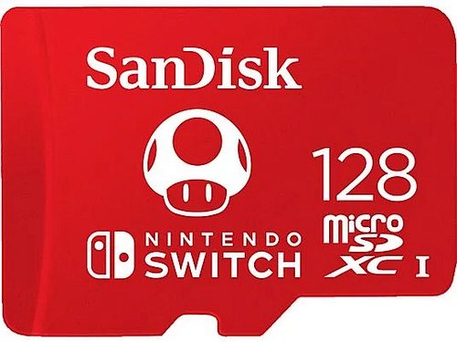 SANDISK microSDXC™, Speicherkarte für Nintendo Switch, 128 GB, Rot