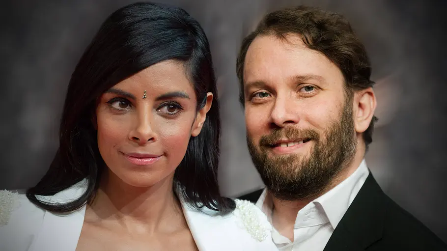 Collien Fernandes und Christian Ulmen Collien Fernandes und Christian Ulmen als Bildabschnitte zusammengefügt