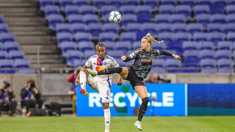 Die FC Bayern Frauen spielen auch in der nächsten Saison Champions League. Nur läuft die Mannschaft um Giulia Gwinn dann bei Disney+! - Foto:  IMAGO / HMB-Media