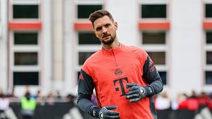 Sven Ulreich während des Trainings für den FC Bayern München - Foto: IMAGO / Eibner