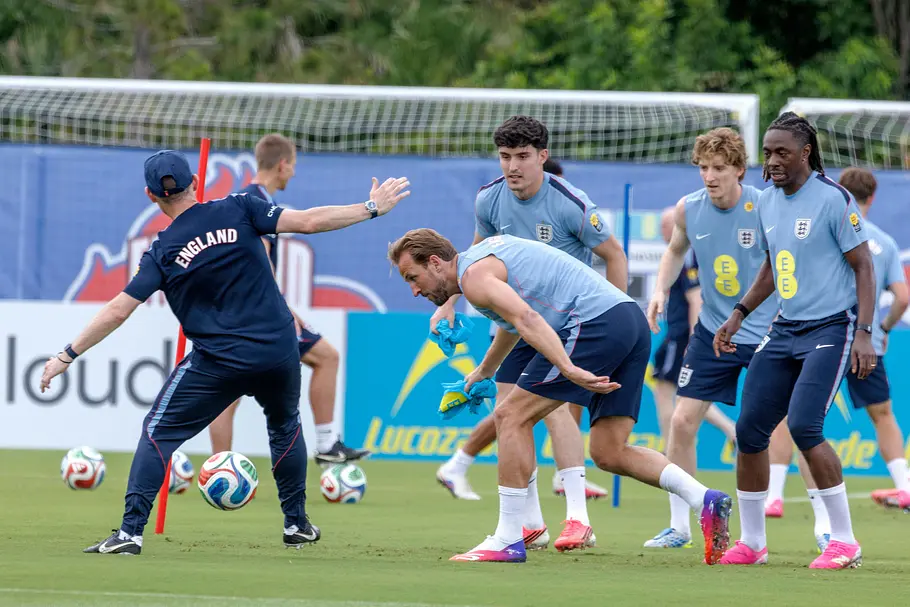 Englands Nationalmannschafft im Training Englands Nationalmannschafft im Training