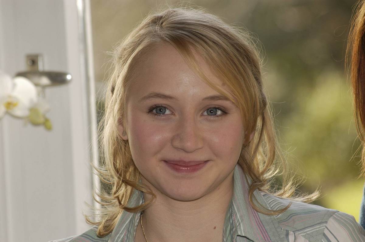 Anna Maria Mühe 2006 bei Dreharbeiten zum ARD-Fernsehfilm „Die beste Freundin“ in Leverkusen. Anna Maria Mühe bei Dreharbeiten zum ARD-Film „Die beste Freundin“ am 14. März 2006 in Leverkusen, Hauptdarstellerin im TV-Film.