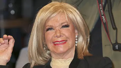 Porträt von Ingrid van Bergen, der verstorbenen Schauspielerin und früheren Dschungelkönigin, im hohen Alter. - Foto:  IMAGO / Future Image