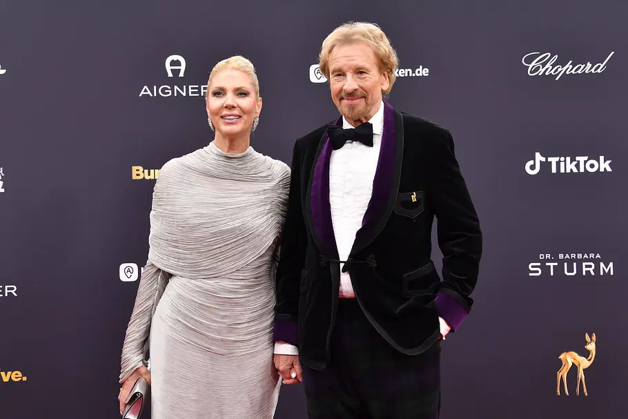 Thomas Gottschalk mit Ehefrau Karina Thomas Gottschalk mit Ehefrau Karina auf dem roten Teppich