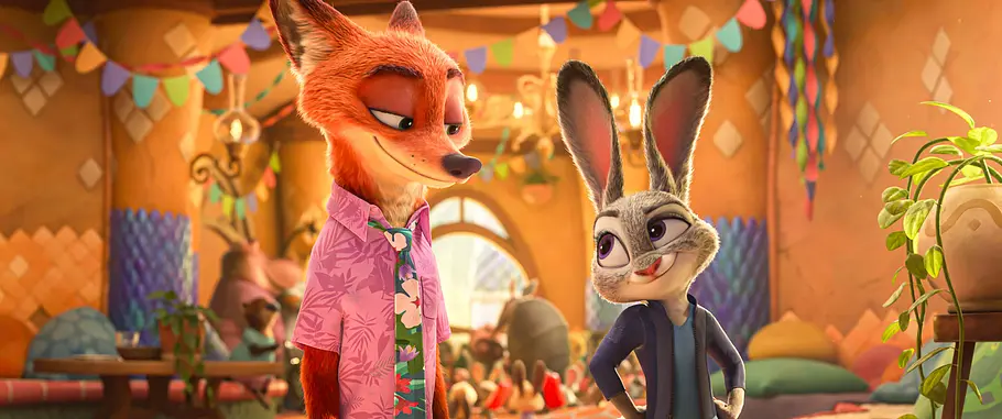Hasenpolizistin Judy Hopps und Fuchs Nick Wilde Hasenpolizistin Judy Hopps und Fuchs Nick Wilde