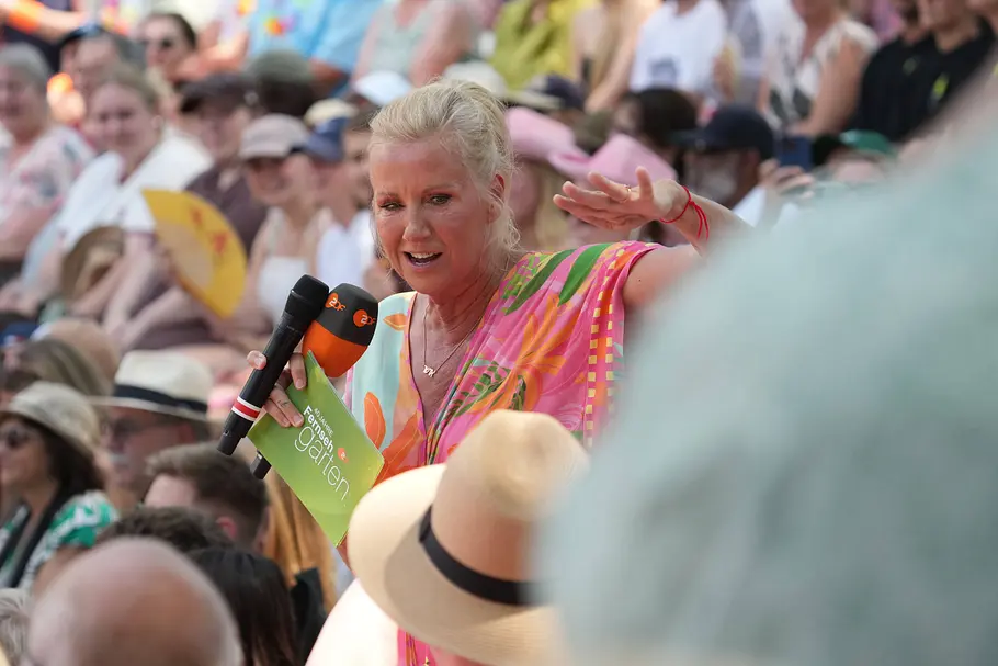 Andrea Kiewel Andrea Kiewel moderiert den ZDF-Fernsehgarten