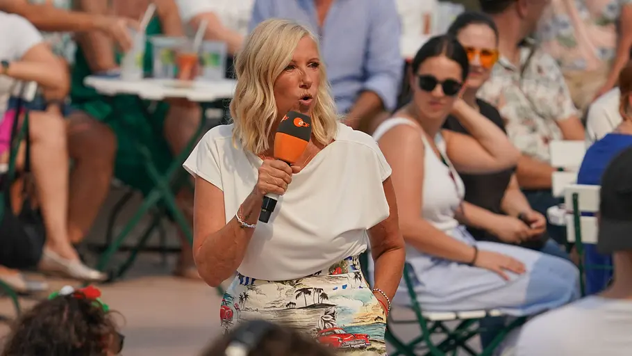 Andrea Kiewel Andrea Kiewel im ZDF-Fernsehgarten