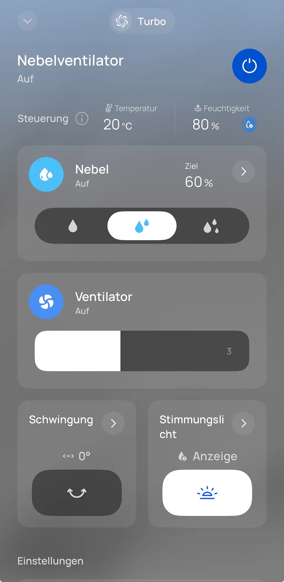 img-7039 In-App Menü des Dreo TurboCool