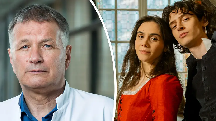 In aller Freundschaft fällt für Mozart/Mozart aus. Collage: Links IN ALLER FREUNDSCHAFT Dr. Roland Heilmann (Thomas Rühmann), rechts Mozart/Mozart