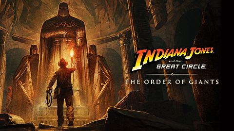 Das Artwork zum ersten Indiana Jones und der große Kreis-DLC namens Orden der Riesen - Foto: Xbox / Bethesda