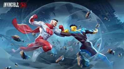 Omni-Man und Invincible kämpfen in „Invincible VS“ gegeneinander.  - Foto: © Skybound Games  / TV Movie / PR
