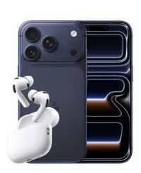 Apple iPhone 17 Pro mit AirPods Pro 3 mit Vertrag O2 Mobile M mit 30 GB+