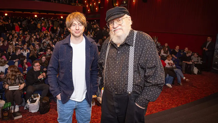 Showrunner Ira Parker und George R.R. Martin bei der Lesung in Berlin