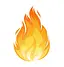 Grafisches Symbol einer Flamme - Foto: iStock/amtitus