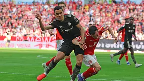Jamal Musiala im Zweikampf mit Paul Nebel beim Bundesligaspiel gegen Mainz - Foto: IMAGO / Frank Heinen Jamal Musiala im Zweikampf mit Paul Nebel beim Bundesligaspiel gegen Mainz - Foto: IMAGO / Frank Heinen