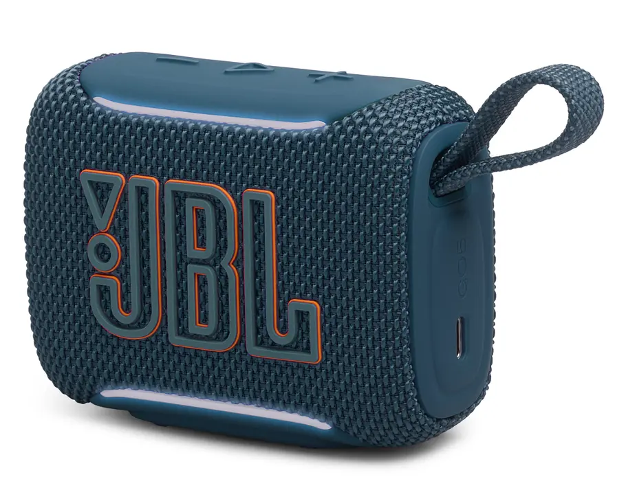 JBL GO 5 mit Ambient-Lichtleisten oben und unten JBL GO 5 mit Ambient-Lichtleisten oben und unten