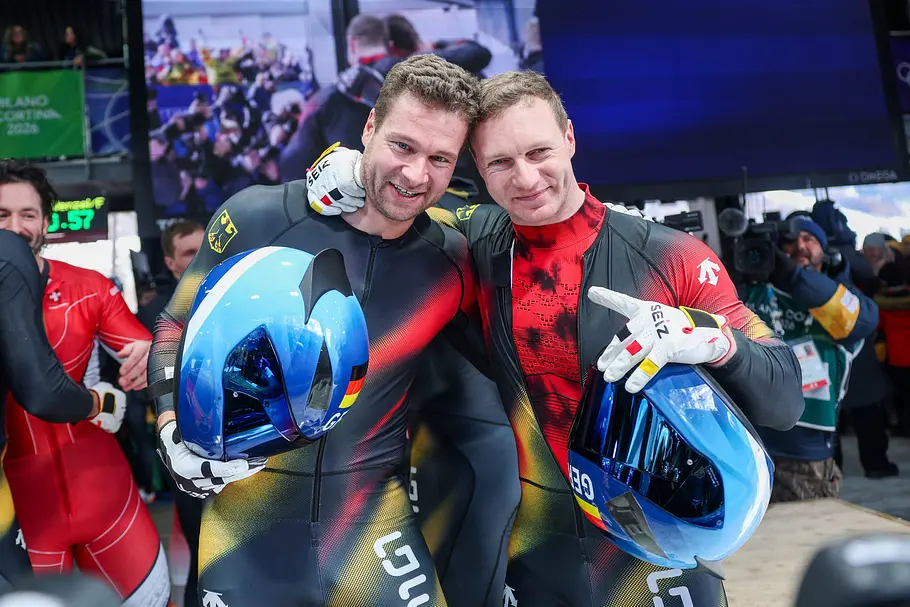  Johannes Lochner Thorsten Margis Jorn Wenzel Georg Fleischhauer ( Deutschland ) gewinnen die Gold Medaille