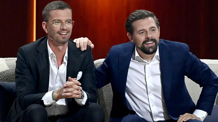 Joko & Klaas bei Wetten, dass...? Joko Winterscheidt und Klaas Heufer-Umlauf in der ZDF-Unterhaltungsshow Wetten, dass..?